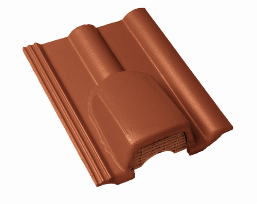 BMI Frankfurter protegon mat oranjerood ventilatiepan