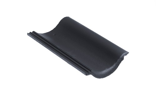 BMI Brugse pan novo+ zwart dakpan met nagelgat