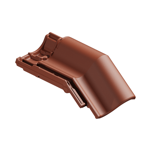 BMI De Nieuwe Hollander Plus koperrood 2/3 knikpan 140°