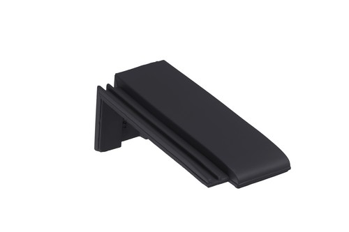 BMI Tuile Plat inktzwart halve chaperonpan 90°