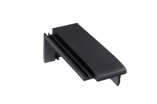 BMI Tuile Plat zwart vol donker halve chaperongevelpan re 90°
