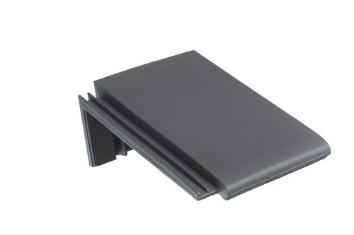 BMI Tuile Plat platinagrijs chaperonpan 70°