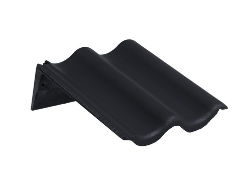 BMI Low Pitch System natura granietgrijs chaperonpan 90°