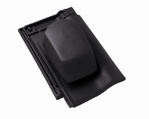 BMI Rubin 9V vulkaanzwart ontluchtingspan met adapter