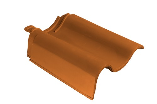 BMI OVH 206 rood rustiek gevelpan links