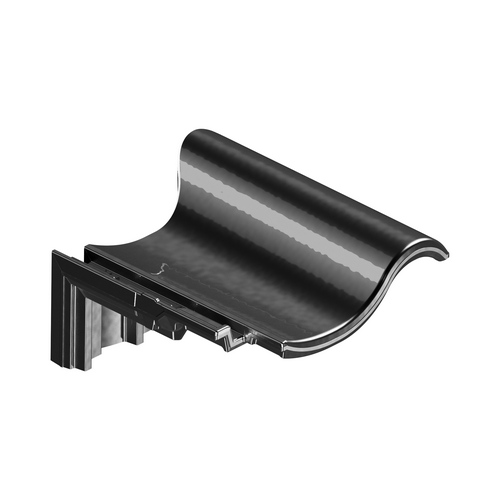 BMI De Nieuwe Hollander Plus gitzwart chaperonpan 90°