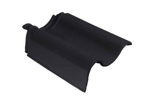 BMI OVH 206 zwart glazura gevelpan links