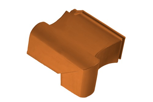 BMI OVH 206 rood rustiek chaperongevelpan re 90°