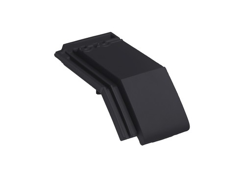BMI Tuile Plat inktzwart halve knikpan 140°