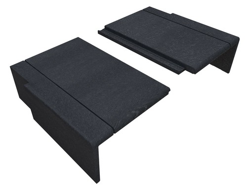 BMI Horizon novo+ zwart 5/4 gevelpan links