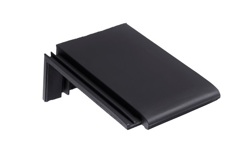 BMI Tuile Plat zwart vol donker chaperonpan 90°