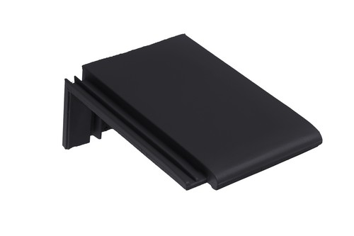 BMI Tuile Plat inktzwart chaperonpan 90°