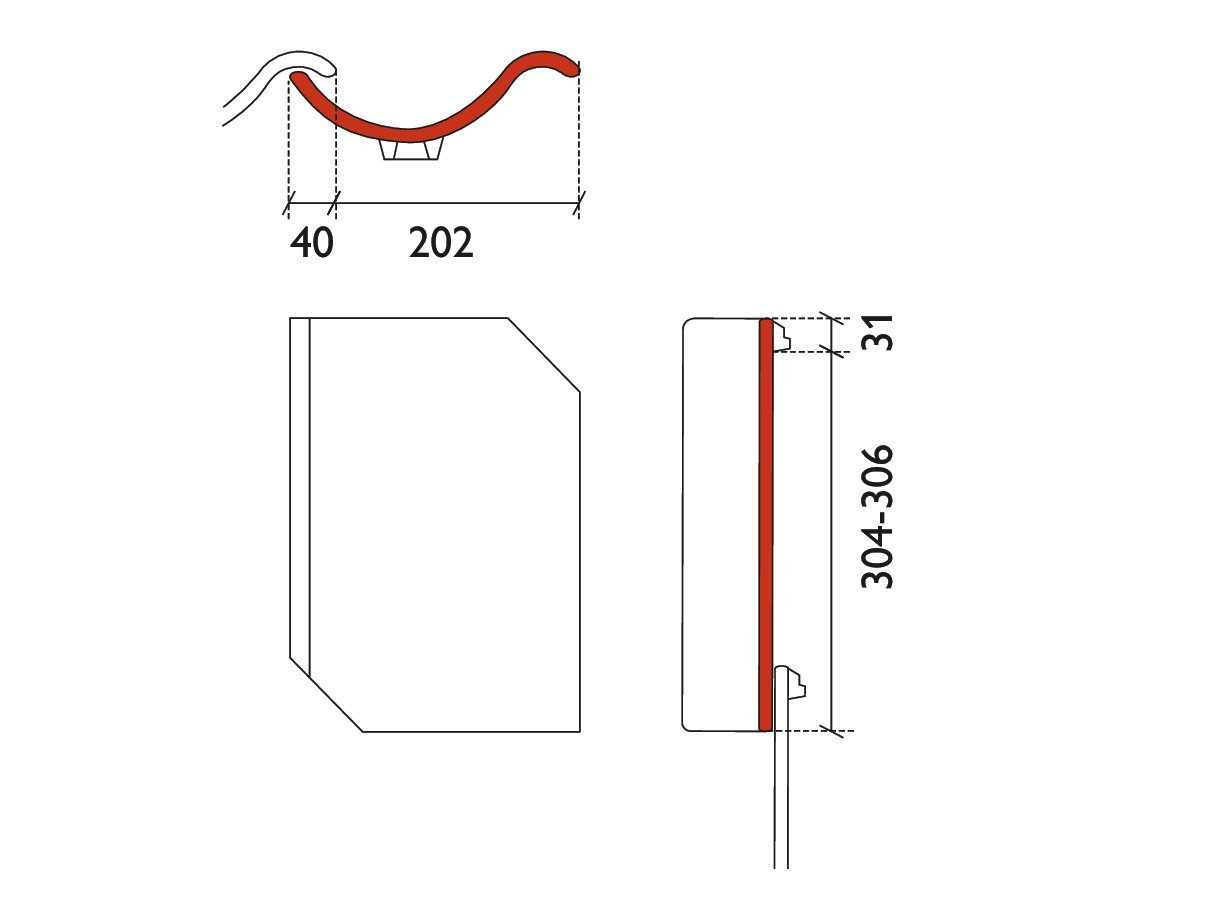 BMI Oude Holle 1880 oud rood dakpan 16,1 - 16,4 st/m²