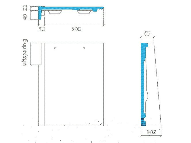 BMI Tegalit protegon mat bruin gevelpan links
