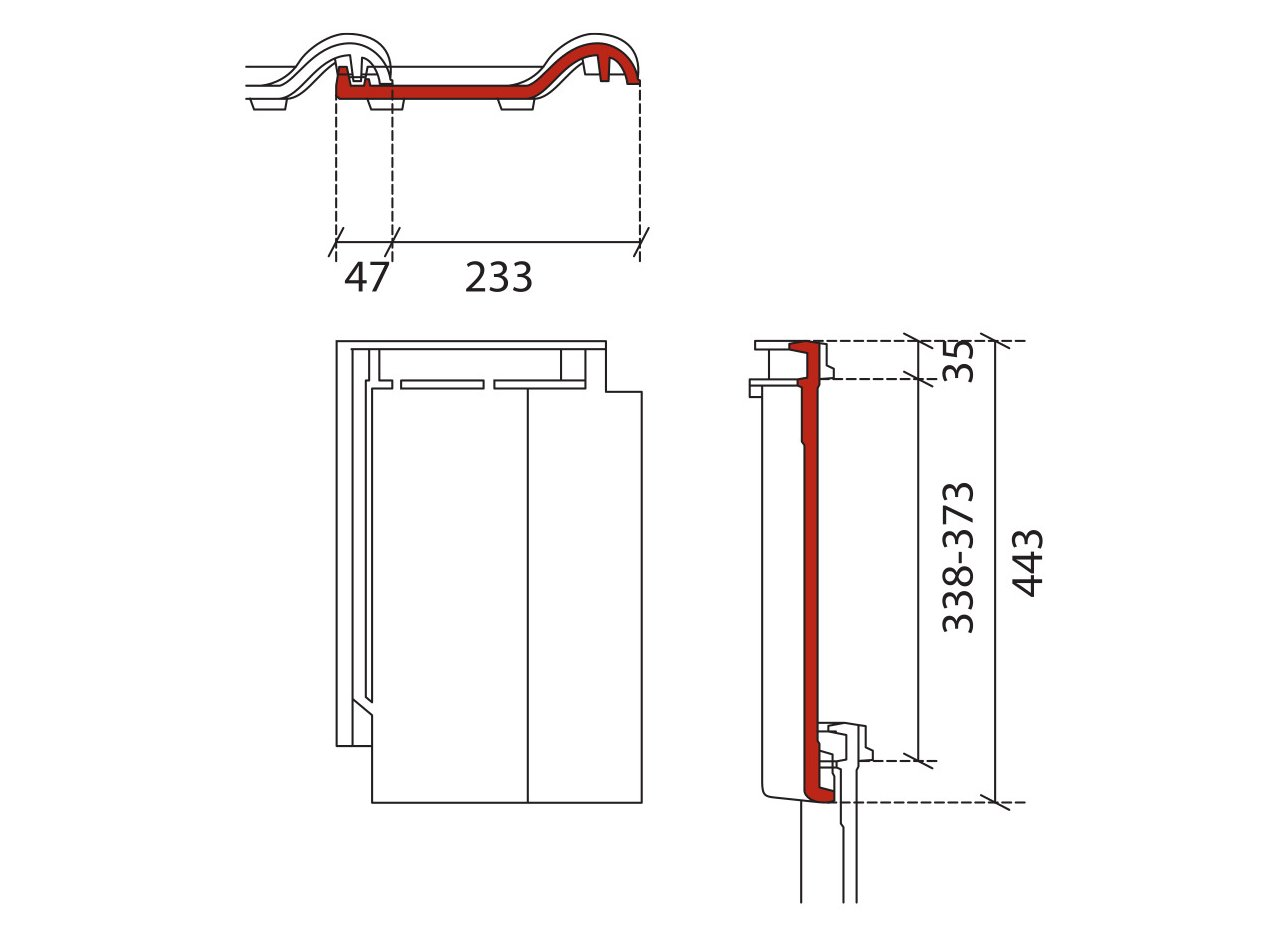 BMI Rubin 11V antraciet dakpan 11,5 - 12,8 st/m²