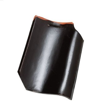 OH451 pan met dubbele wel zwart verglaasd