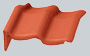 S-pan Knikgevelpan li bu 90 2000 S Oranjerood (301)