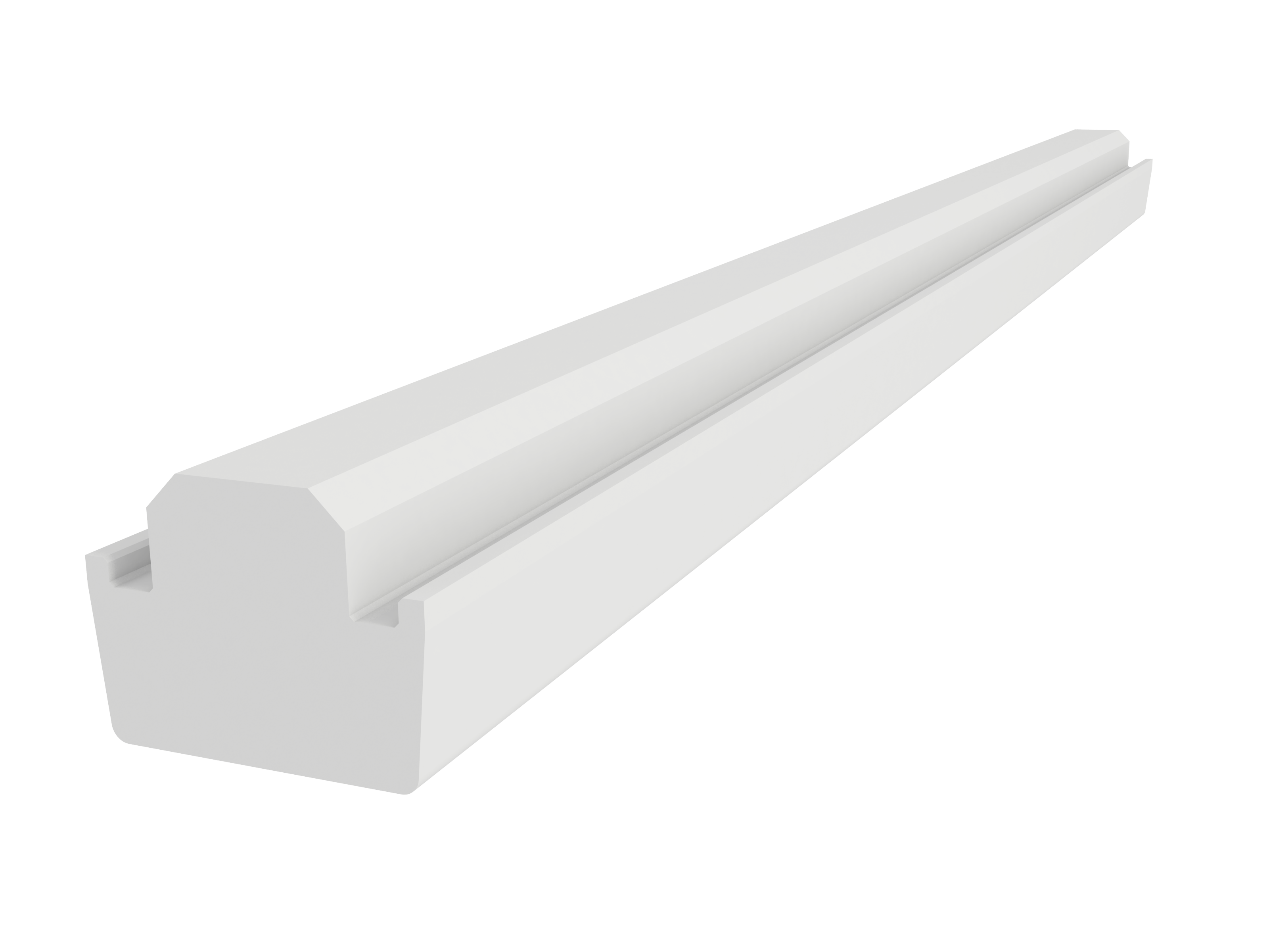 Ondersteuningsbalk, wit, 350cm EKY W35 2000
