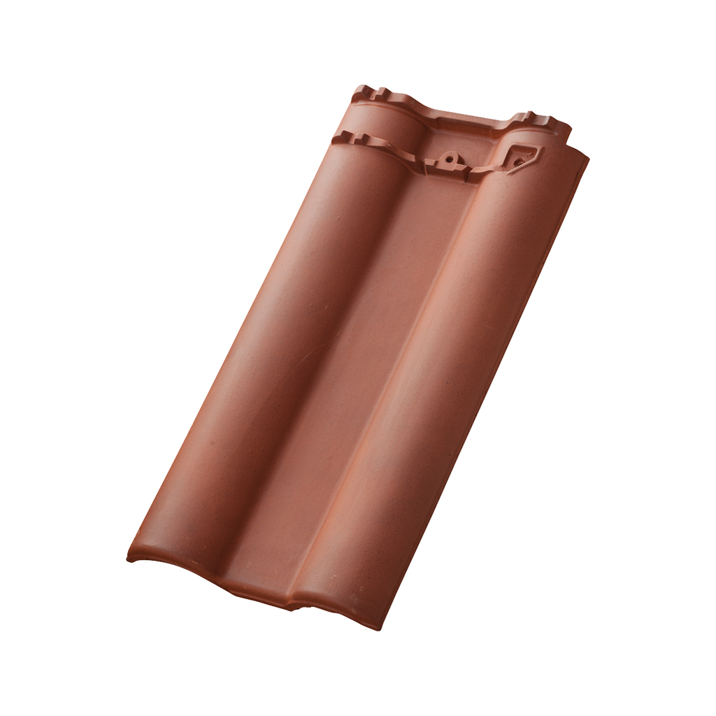 Modula pan met dubbele wel gewolkt engobe