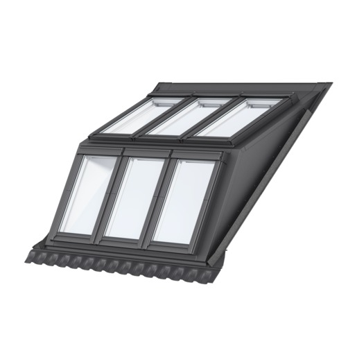Dakkapel serre triple incl. dakramen GGL MK06 SB0W32101