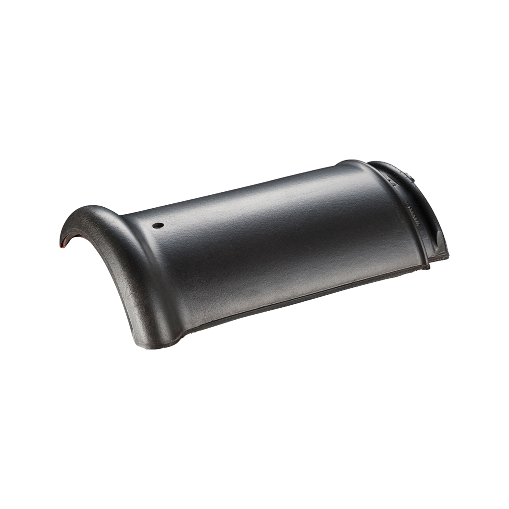 Halfronde hoekkepervorst 190 mm leikleur mat verglaasd
