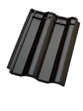 Modula ventilatiepan met rooster zwart edel-engobe