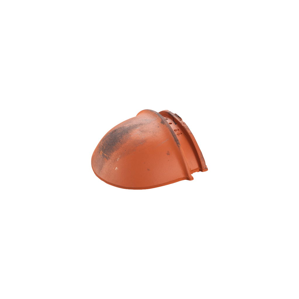 Beginkapje hoekkepervorst 190mm vieilli rood