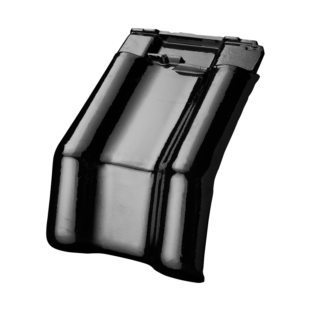 Alegra 10 linker gevelknikpan 135gr zwart verglaasd