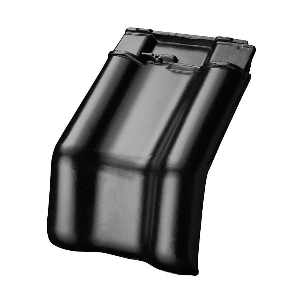 Alegra 10 linker gevelknikpan 135gr zwart edel-engobe