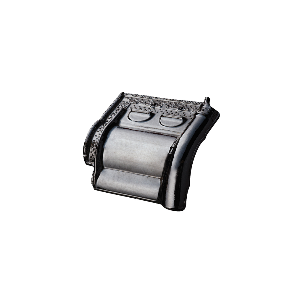 TdN44 knikpan 135gr zwart verglaasd