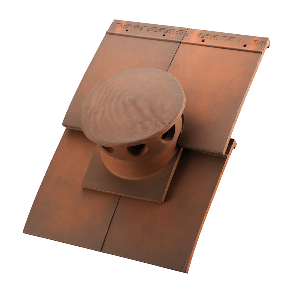 L301 doorvoerpanset 100 mm rustiek engobe
