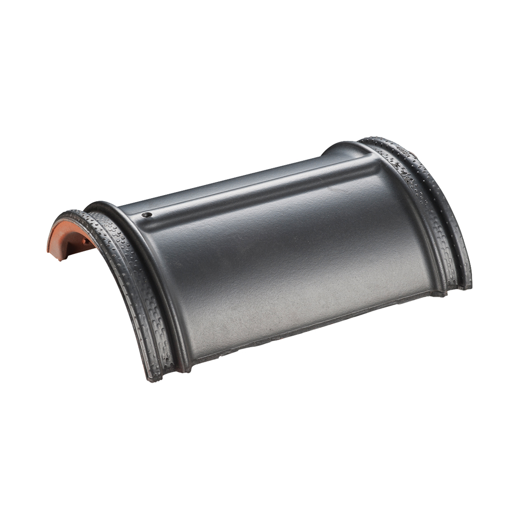 Halfronde vorst met dubb.sluiting 230 mm leikleur mat vergl.