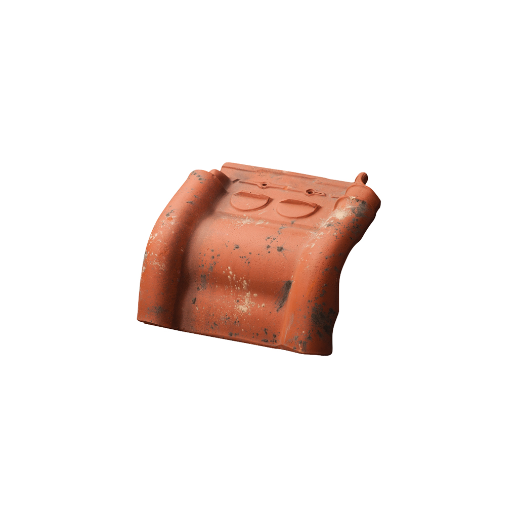 TdN44 linker gevelknikpan oud latem rood