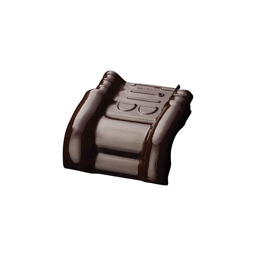 TdN993 linker gevelknikpan 135gr bruin verglaasd