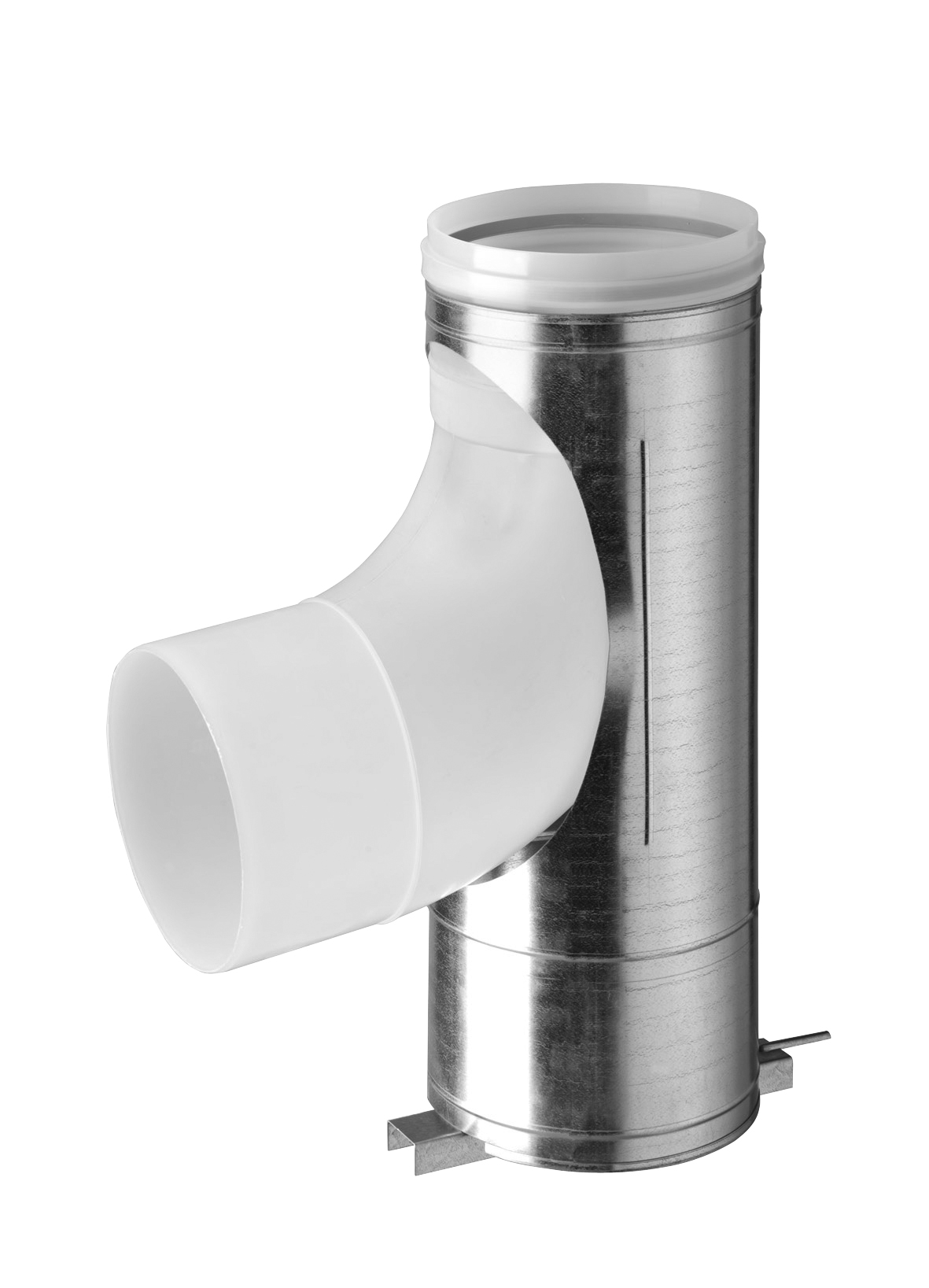 Ubbink Rolux T120 PP Bocht 87 gr. 125 mm schoorsteensteun