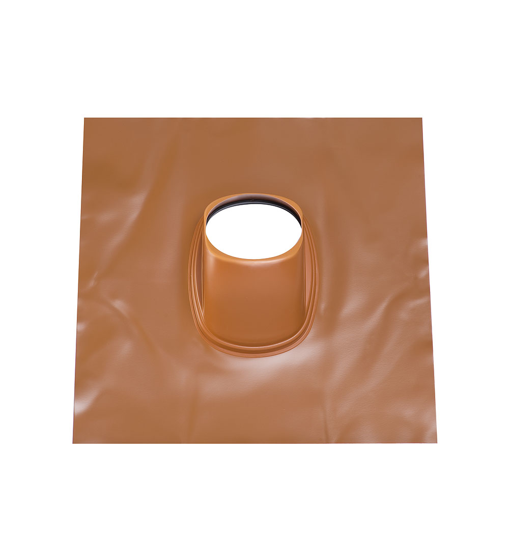 Ubbink Universele loodpan 131mm 35-55 gr. gelakt terra