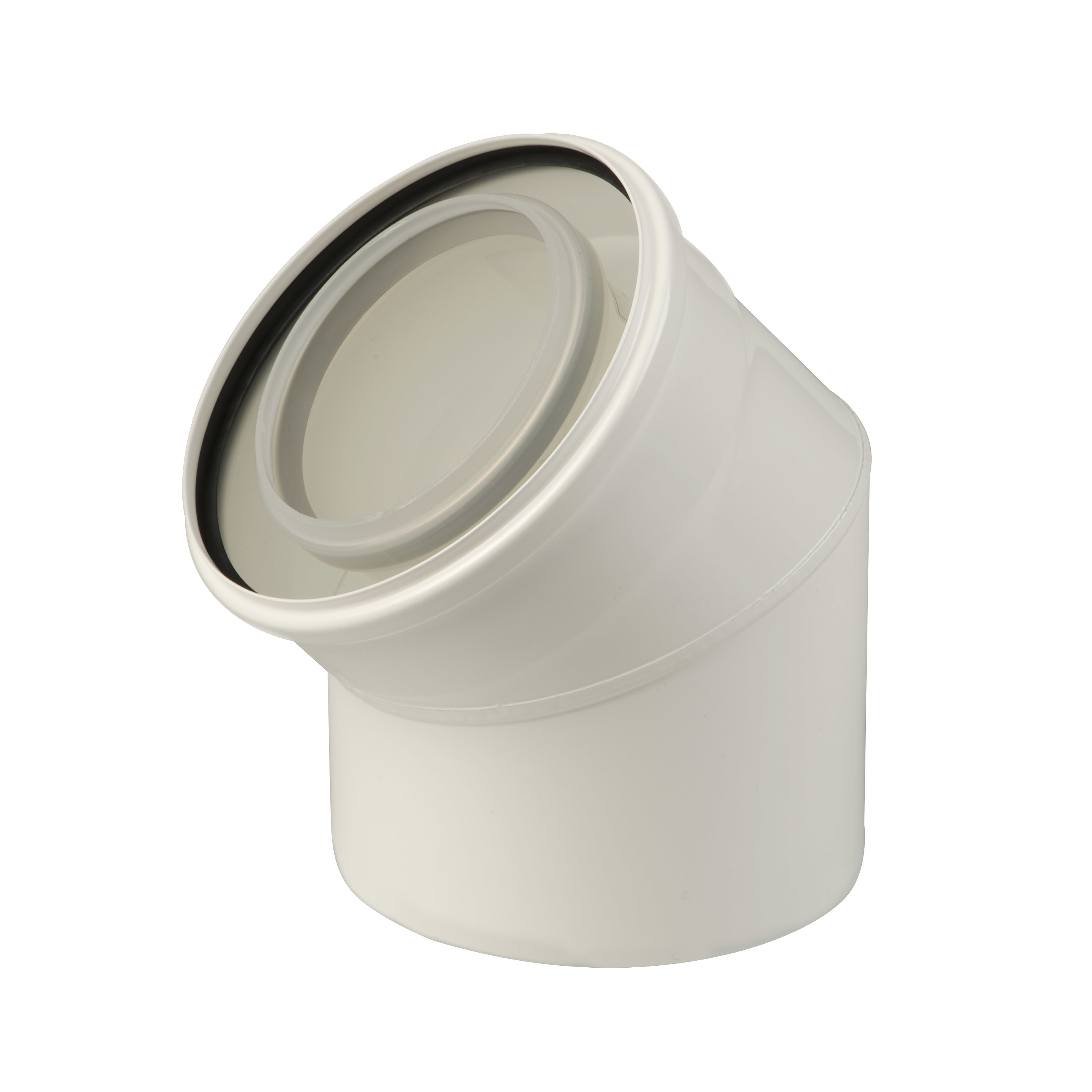 Ubbink UbiFit Bocht 45gr. Push-Fit Conc PP/metaal 100/150