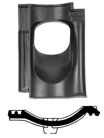 Ubbink Pan Verbeterde Holle 166 mm 25-45 gr. 4 pans (BC)
