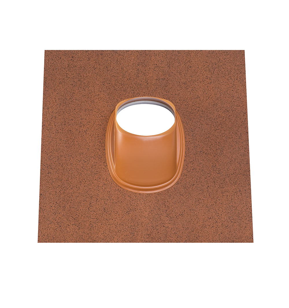 Ubbink Ubiflex pan 131 mm 500x500 mm 25-45 gr. terra