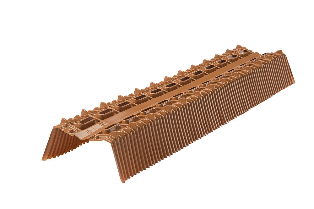 Ubbink Universele PE ondervorst H=95mm terra L=900mm