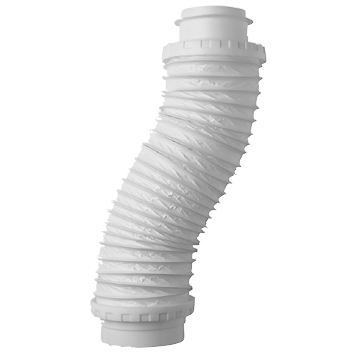 Ubbink Flexibel aansl. dakdoorvoer 131 125mm 650mm wit