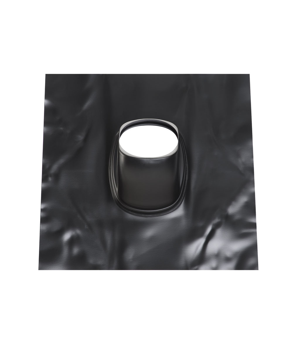 Ubbink Universele loodpan 166mm 25-45 gr. gelakt zwart