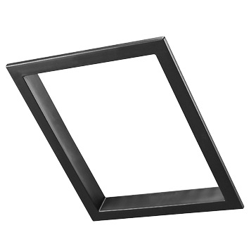 Ubbink Purilan 32 interieur afwerkrand zwart