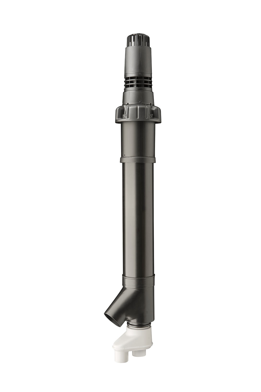 Ubbink Rolux 5G combi HR PP 80-125 zwart L=1780mm