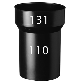 Ubbink Verloopstuk van 131 naar 110mm Multivent / Ventub