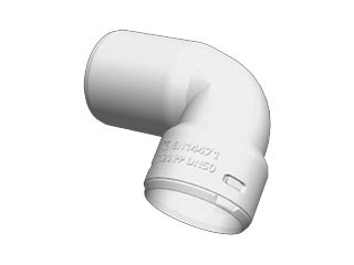 Ubbink Rolux koppelst 60 spie diam 50 mm flex bocht 87gr