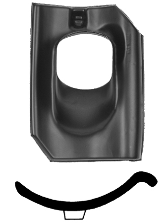 Ubbink Pan Holle diam 166 mm 25-45 gr. 4 pans (A) zwart