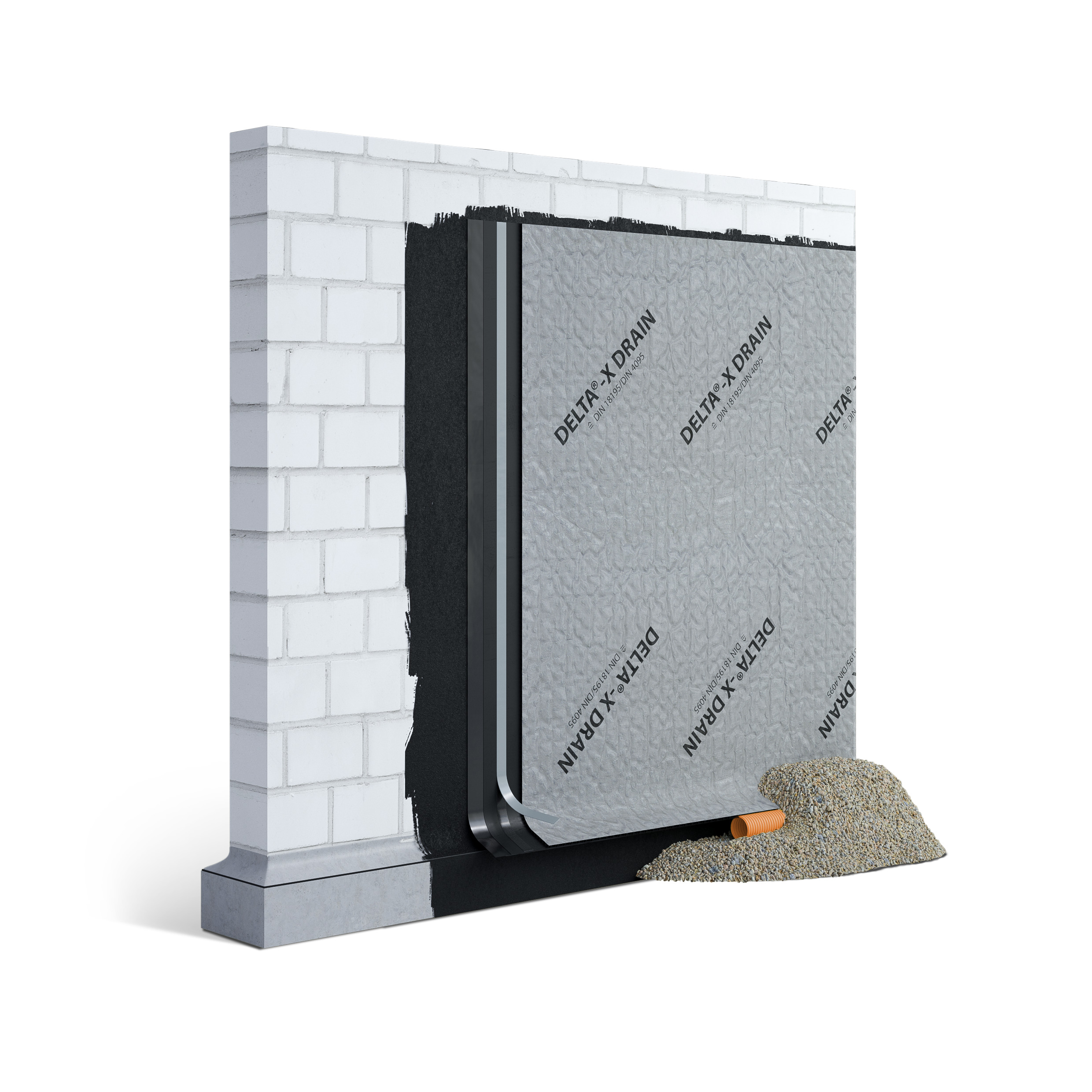 Delta-X Drain 2 x 12,5 m