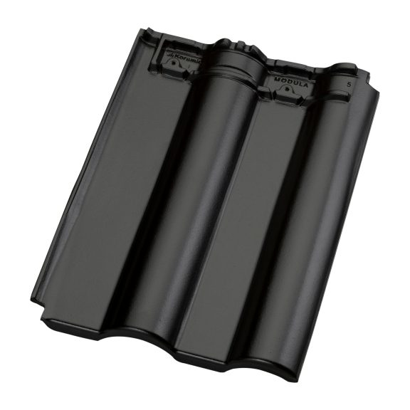Modula dakpan zwart edel-engobe 9-10,4 st/m2
