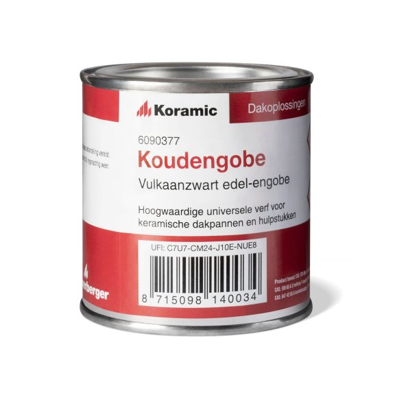 Koudengobe vulkaanzwart edel-engobe